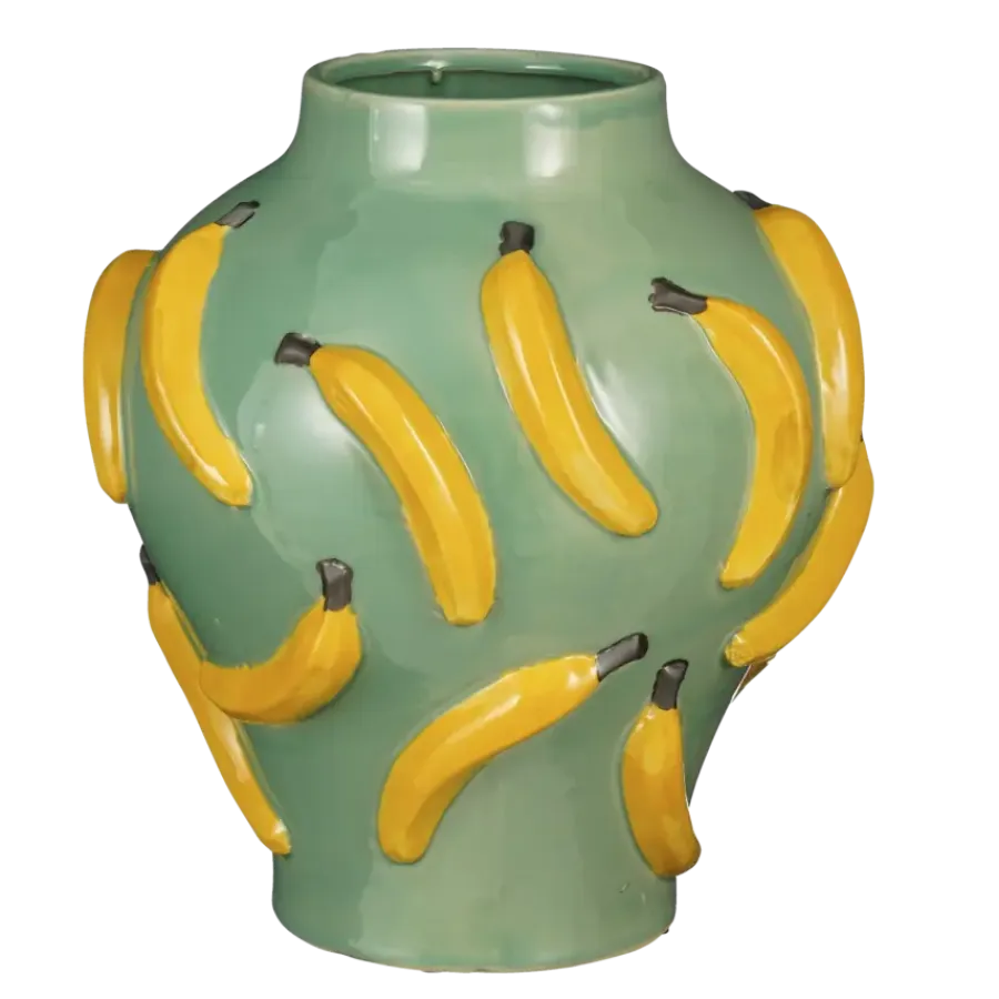 Geen Moza vaas l.groen - h37,5xd34cm