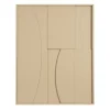 Geen Muurdecoratie beige FSC 100% - l70xb90xh2,5cm