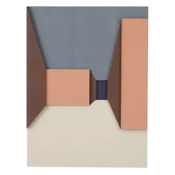 Geen Muurdecoratie blauw - l30xb2xh40cm