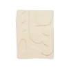 Geen Muurdecoratie l.roze - l18,5xb24xh1,5cm