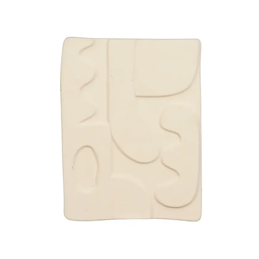 Geen Muurdecoratie l.roze - l18,5xb24xh1,5cm