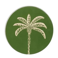 Geen Muurdecoratie palmboom groen - h1,5xd21cm