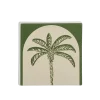 Geen Muurdecoratie palmboom groen - l12xb12xh1,5cm