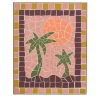 Geen Muurdecoratie palmboom roze FSC Mix - l40xb50xh3cm