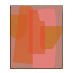 Geen Muurdecoratie roze FSC 100% - l100xb120xh3,5cm