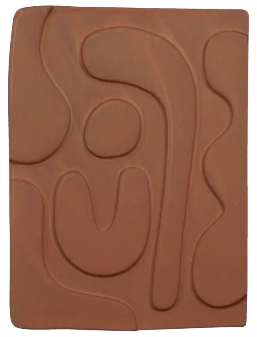 Geen Muurdecoratie terra - l20,5xb27,5xh1,5cm
