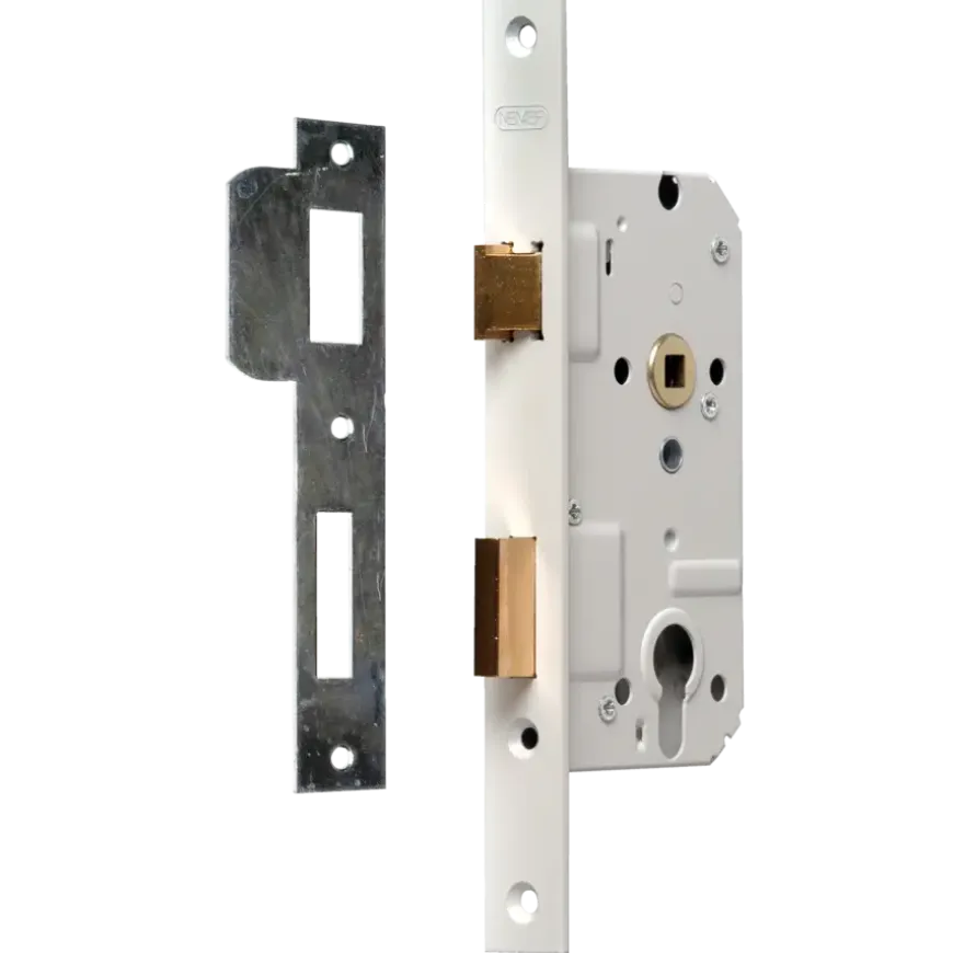 NEMEF 500 serie insteekcilinderslot binnendeur wit Doorn 50mm PC 72mm
