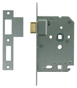 NEMEF 1200 serie insteekslot badkamerslot/wc-slot met gelakte voorplaat Doorn 50mm PC 63mm