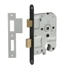 Nemef 1200 serie insteekslot cilinderslot met zwarte voorplaat Doorn 50mm PC55mm