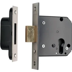 NEMEF veiligheidsbijzetslot SKG 2-sterren Doorn 60mm PC 72mm