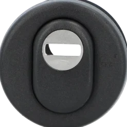 Nemef veiligheidsrozet 3441-II zwart rond 60mm SKG***