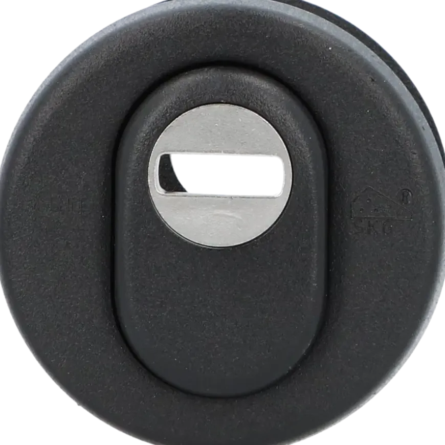 Nemef veiligheidsrozet 3441-II zwart rond 60mm SKG***