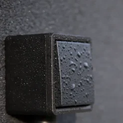 Niko Hydro Spatwaterdicht Stopcontact Zwart