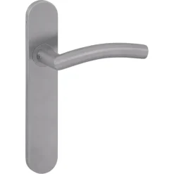Novidade deurkrukset Hera ovaal blind schild RVS