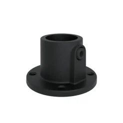 Novidade steigerbuis koppelstuk voetplaat zwart ø 27 mm