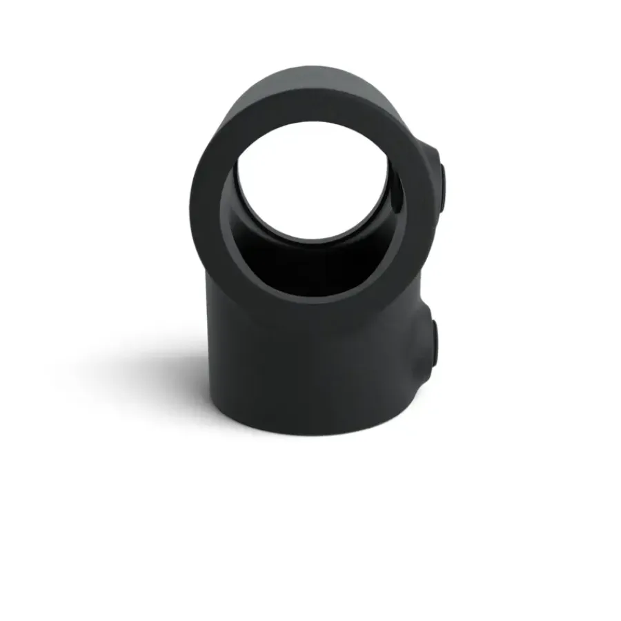 Novidade steigerbuis koppelstuk t-stuk zwart ø 27 mm