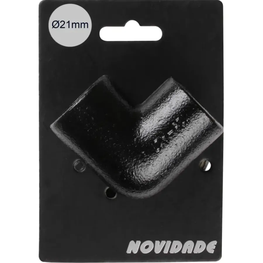 Novidade steigerbuis koppelstuk kniestuk zwart ø 21 mm
