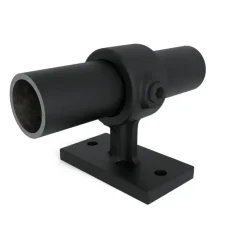 Novidade steigerbuis koppelstuk leuningdrager zwart ø 27 mm