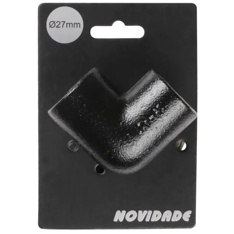Novidade steigerbuis koppelstuk kniestuk zwart ø 27 mm