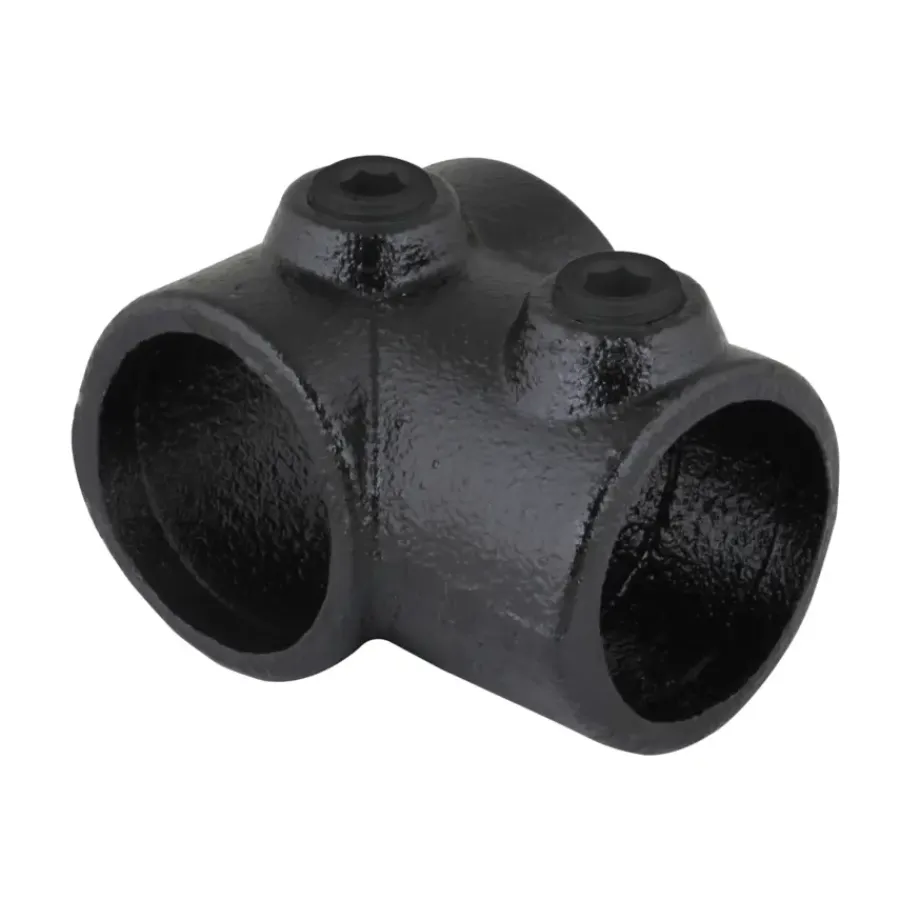 Novidade steigerbuis koppelstuk t-stuk zwart ø 42 mm