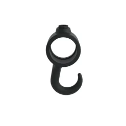 Novidade steigerbuis koppelstuk met haak zwart ø 21 mm