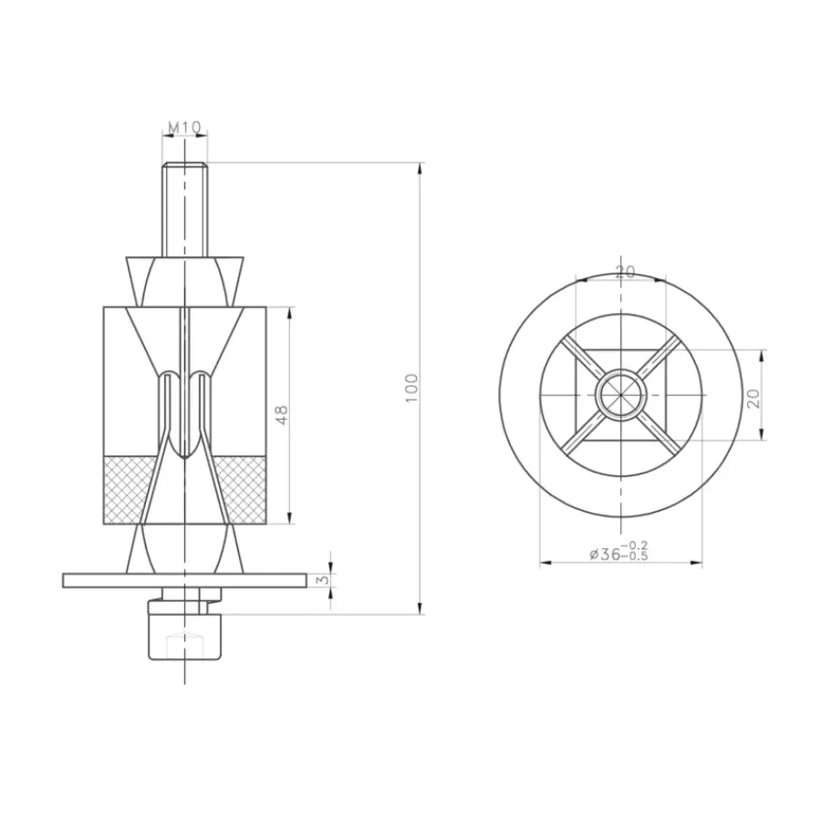 Novidade steigerbuis koppelstuk expander verzinkt ø 42 mm