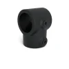 Novidade steigerbuis koppelstuk t-stuk zwart ø 21 mm