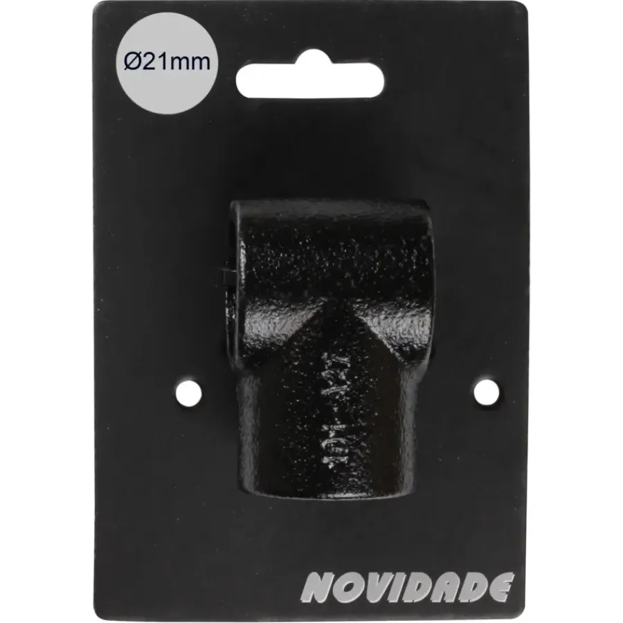 Novidade steigerbuis koppelstuk t-stuk zwart ø 21 mm