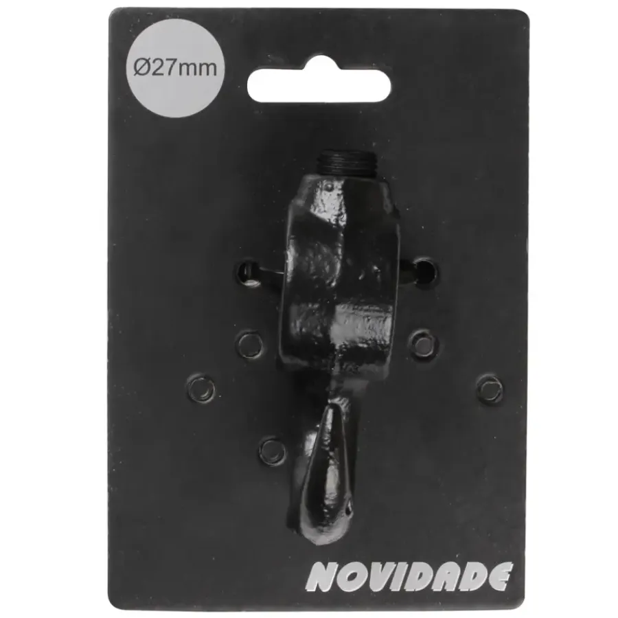 Novidade steigerbuis koppelstuk met haak zwart ø 27 mm