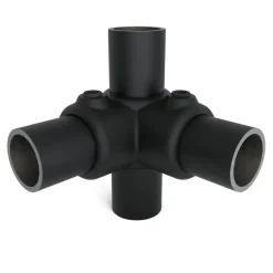 Novidade steigerbuis koppelstuk hoekstuk zwart ø 27 mm