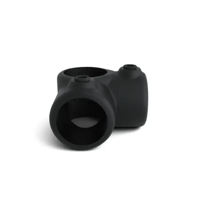 Novidade steigerbuis koppelstuk hoekstuk zwart ø 27 mm
