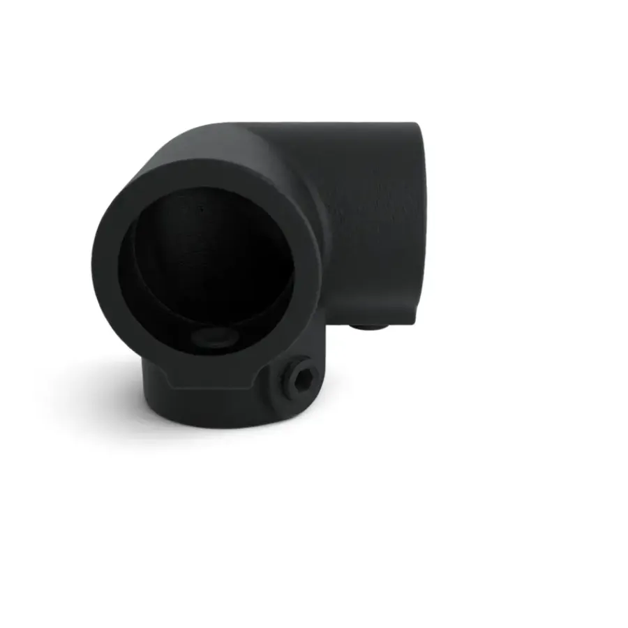 Novidade steigerbuis koppelstuk hoekstuk zwart ø 27 mm