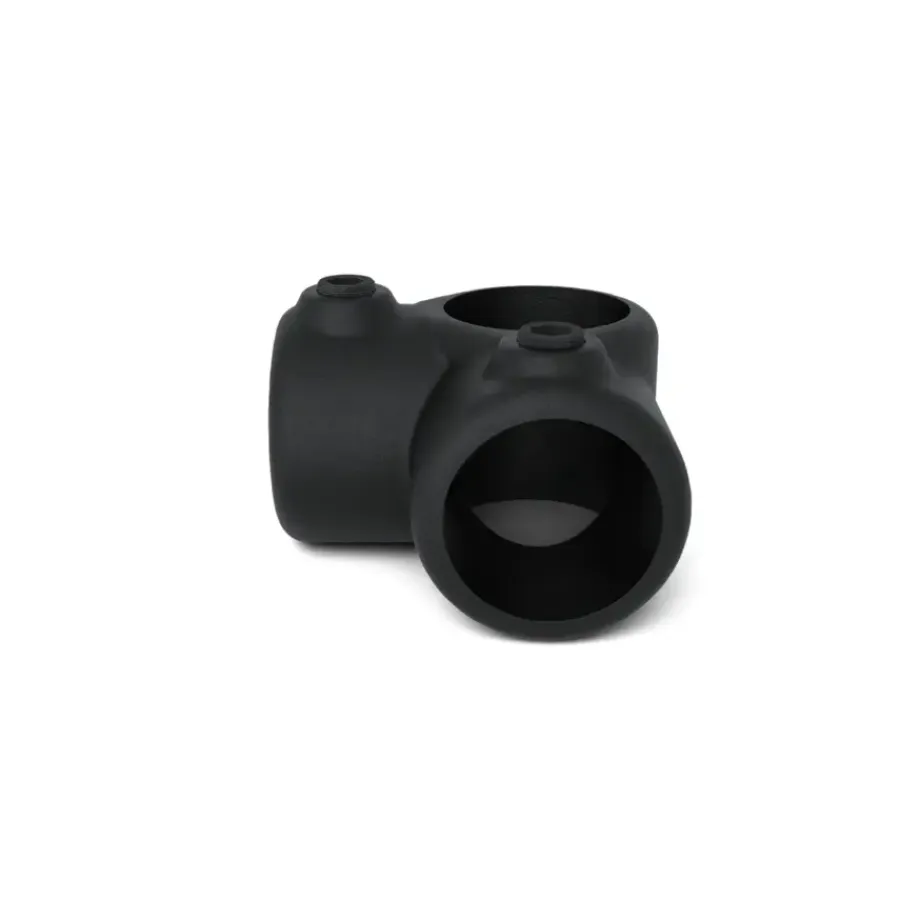 Novidade steigerbuis koppelstuk hoekstuk zwart ø 21 mm