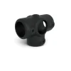 Novidade steigerbuis koppelstuk t-stuk zwart ø 21 mm