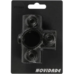 Novidade steigerbuis koppelstuk t-stuk zwart ø 21 mm