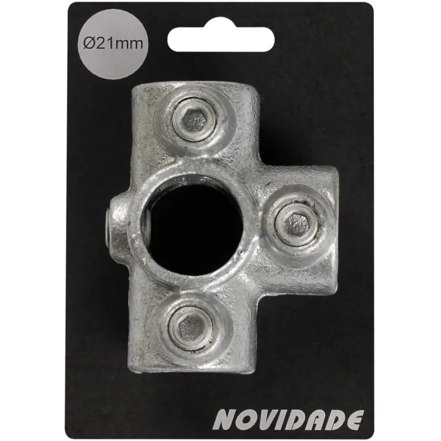Novidade steigerbuis koppelstuk t-stuk verzinkt ø 21 mm