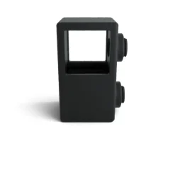 Novidade steigerbuis koppelstuk vierkant t-stuk zwart ø 25 mm