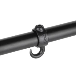 Novidade steigerbuis koppelstuk met haak zwart ø 42 mm