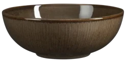 Geen Nusa schaal bruin - h6xd16,5cm