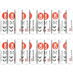 OK Batterij Alkaline AA 20 stuks