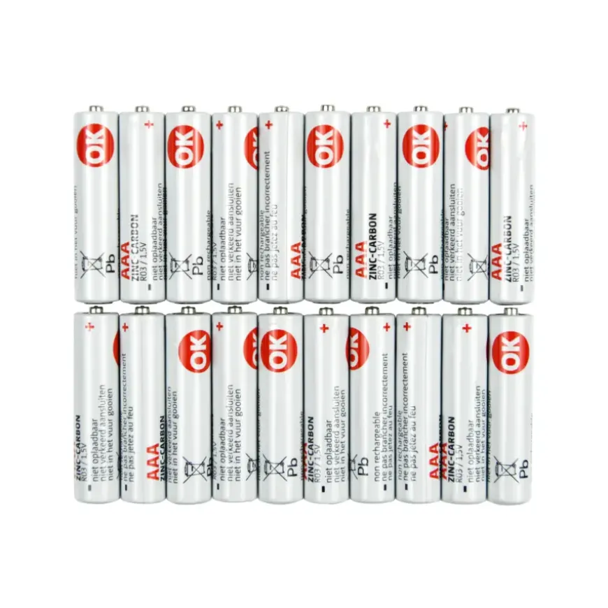 OK Batterij Zinc AAA 20 stuks