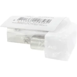 OK Coax stekkerset male/female wit