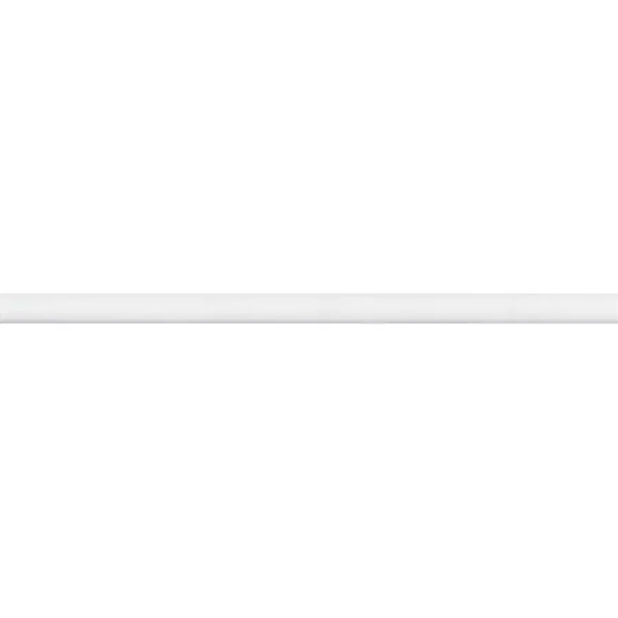 OK Douchegordijnstang Wit 125-220 cm
