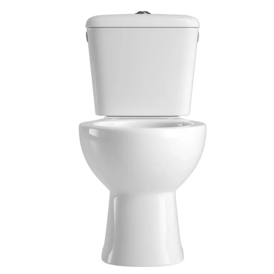 OK duobl toilet met PK muuraansluiting zonder zitting