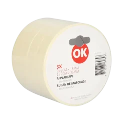 OK set met 3 schilderstapes (2 stuks 18 mm) (1 stuk 36 mm)