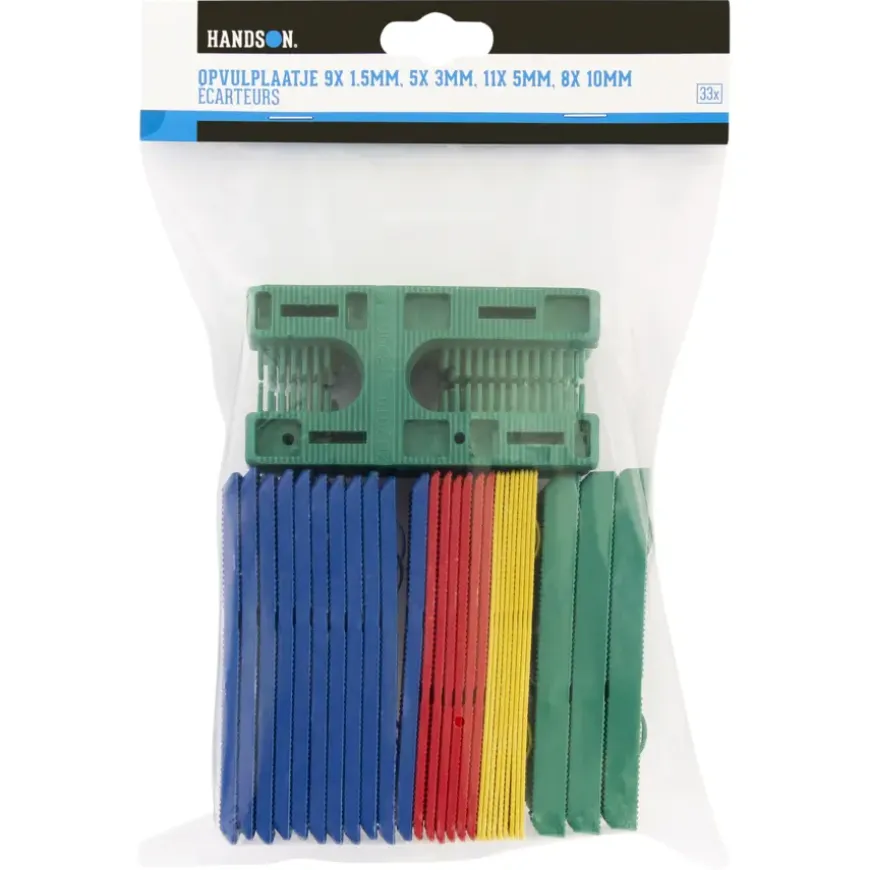 Opvulplaatjes assortiment 33 stuks