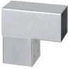 Paalverbinder voor pergola hoekstuk 2-kants 7x7 cm gegalvaniseerd