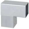 Paalverbinder voor pergola hoekstuk 2-kants 9x9 cm gegalvaniseerd