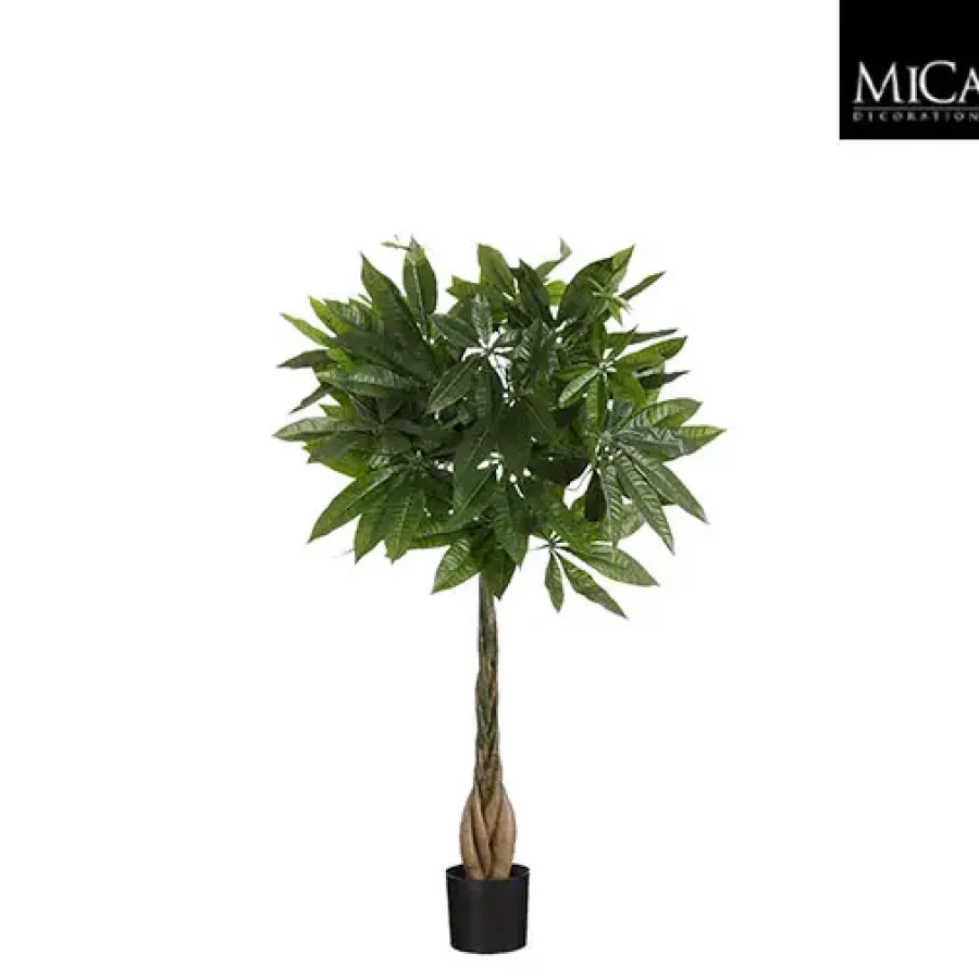 Mica Decorations Pachira in pot groen - h80xd60cm