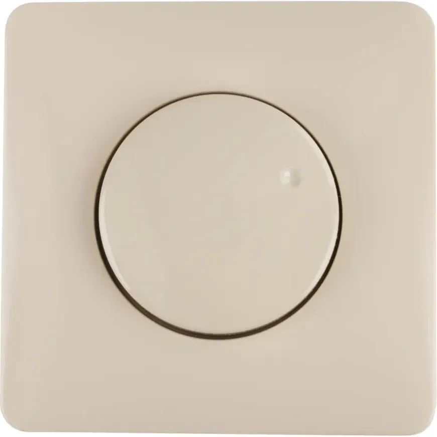 Peha Standard centraalplaat dimmer creme